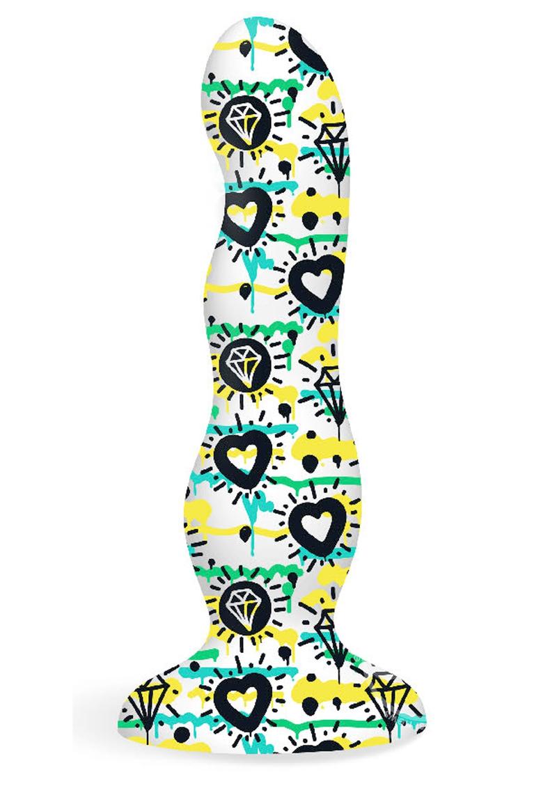 Collage Silicone Dildo